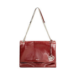 Borsa a spalla bordeaux con catena, Primadonna, 265700583EUBORDUNI, 001a