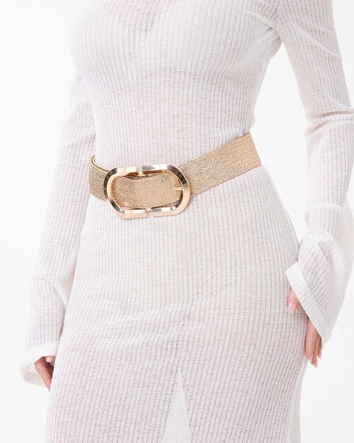 ACCESSOIRES TAILLE SYNTHETIQUE RAPHIA OR, GOLD