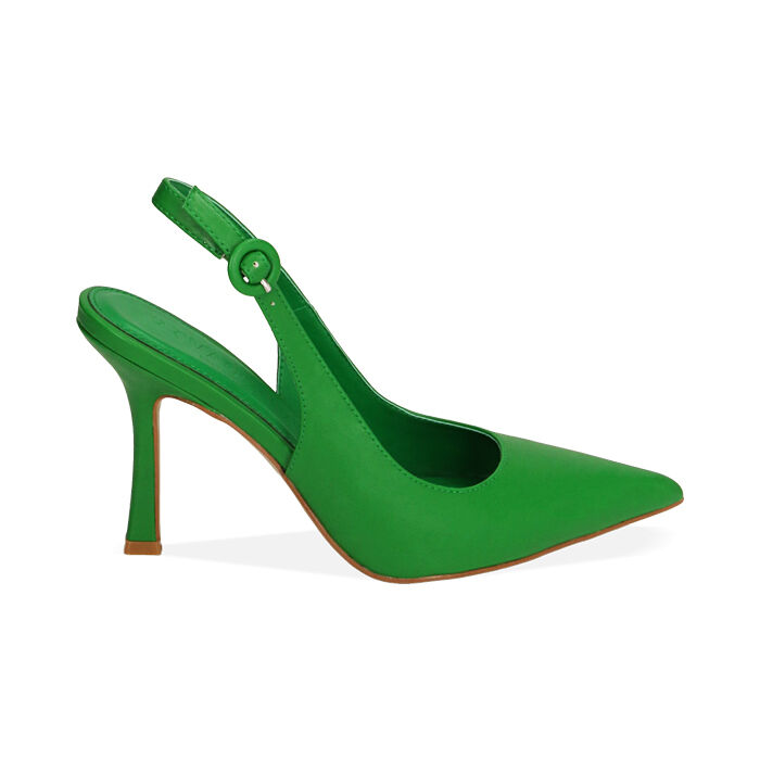 Decollete verdi tacco medio shop