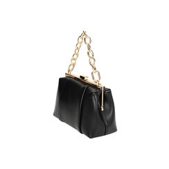 Minibag nera con catena, Promozioni, 235124050EPNEROUNI, 002 preview