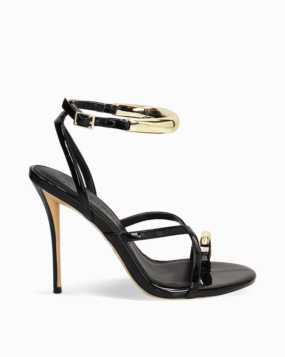 Sandali neri tacco 10,5 cm