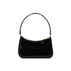 Mini bag nera con tracolla removibile, Primadonna, 275130169VENEROUNI, 004 preview