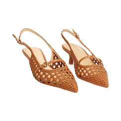 Escarpin slingback cognac talon 4,5 cm, Primadonna, 272149020EICOGN036, 003 preview