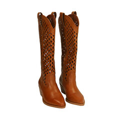 Camperos láser coñac, tacón 5,5 cm, Primadonna, 193029902EPCOGN036, 002a