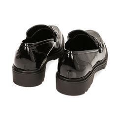 Mocassini neri in naplak, Primadonna, 224902021NPNERO035, 003 preview