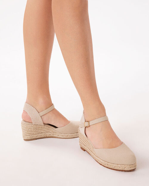 Campesine beige tacco 7 cm, BEIGE