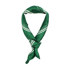 Foulard da donna verde a fantasia, Primadonna, 25B462303TSVERDUNI, 002 preview