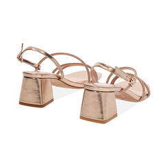 Sandales rose-or avec talon 5,5 cm, Primadonna, 274941776LPRAOR035, 004 preview