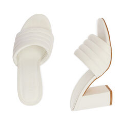 Mules blanco, tacón 9 cm, Primadonna, 192713003EPBIAN035, 003 preview
