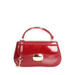 Mini bag cherry in vernice con tracolla removibile, Primadonna, 265126560VECHERUNI, 001a