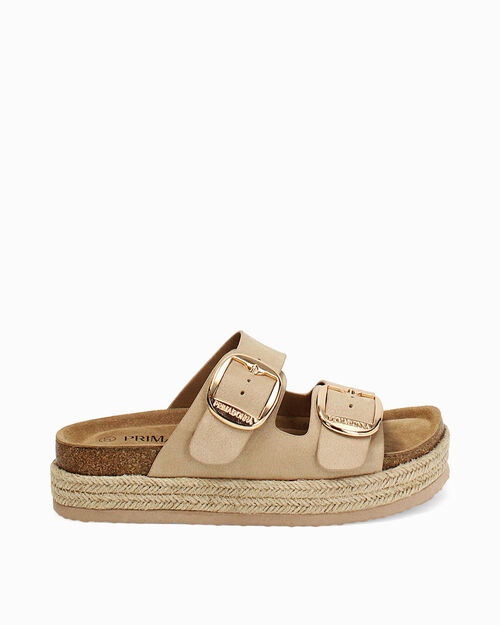 Fussbett beige tacco 4,5 cm, BEIGE