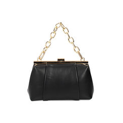 Minibag nera con catena, Primadonna, 235124050EPNEROUNI, 003 preview