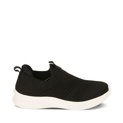 ZAPATOS SLIP ON TEJIDO NERO, Primadonna, 210112505TSNERO035, 001a