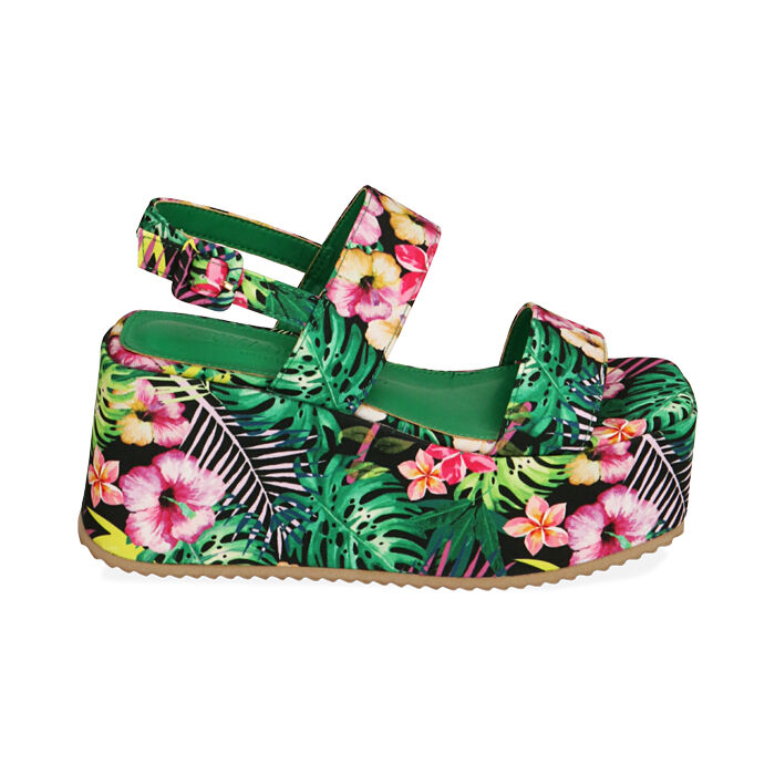 Sandali con zeppa 8 cm top