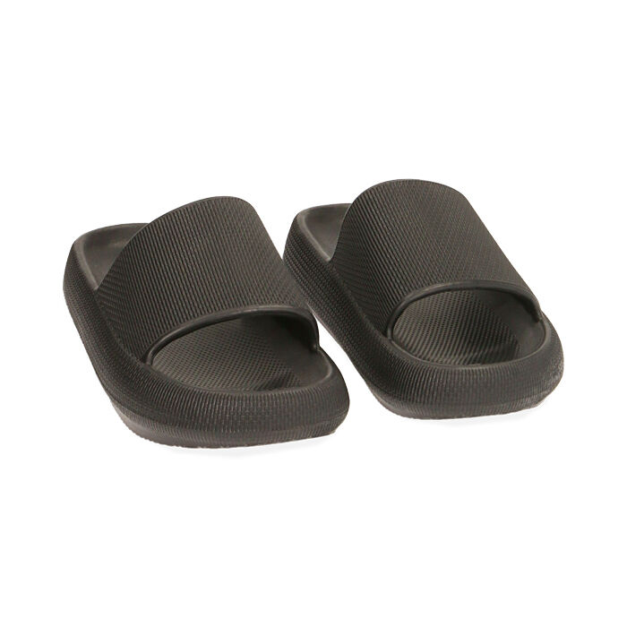 Ciabatte donna mare nere in pvc Primadonna Collection
