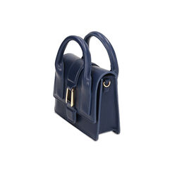 Mini bag a mano blu, Primadonna, 215124537EPBLUEUNI, 002 preview