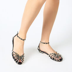 Ballerine slingback donna nere, Primadonna, 25G472056EPNERO035, 002a