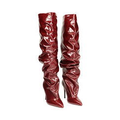 Stivali sopra il ginocchio bordeaux con gambale morbido, Primadonna, 262104523EUBORD038, 003 preview
