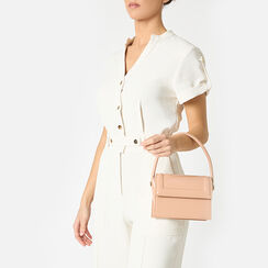 Mini sac femme nude en vernis, Primadonna, 255130057VENUDEUNI, 002a