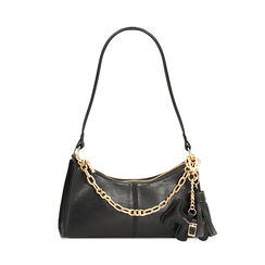 Mini bag nera con ciondoli, Primadonna, 26D519928EPNEROUNI, 001 preview