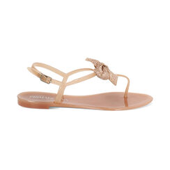 Sandales de plage pour femmes beige en PVC, Primadonna, 254740605PVBEIG036, 001 preview