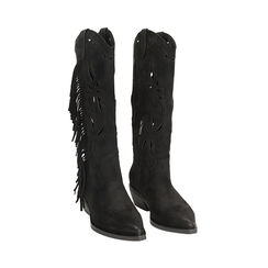 Botas texanas negras tac&oacute;n 5 cm, Primadonna, 27P685502MFNERO035, 003 preview