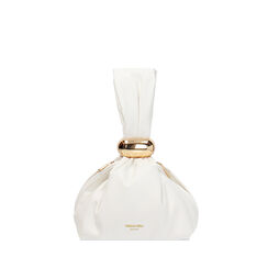 Mini bag bianca con charme, Primadonna, 270325084EPBIANUNI, 001a