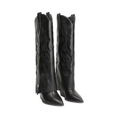 Botas texanas negras tac&oacute;n 8 cm, Zapatos, 273067618EPNERO035, 003 preview