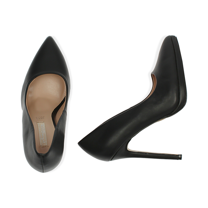 Decollete Nere Con Plateau Tacco 12 Cm Primadonna Collection