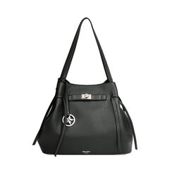 Borsa a spalla nera da donna, Primadonna, 265704719EPNEROUNI, 001 preview
