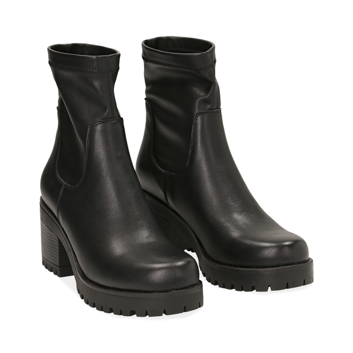 moda in pelle biker boots