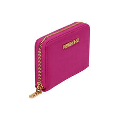 Portafogli fucsia in raso, New Collection, 215122516RSFUCSUNI, 002 preview