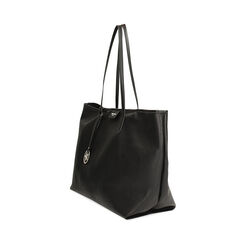 Borsa a spalla nera con dettagli eleganti, Primadonna, 265705555EPNEROUNI, 003 preview