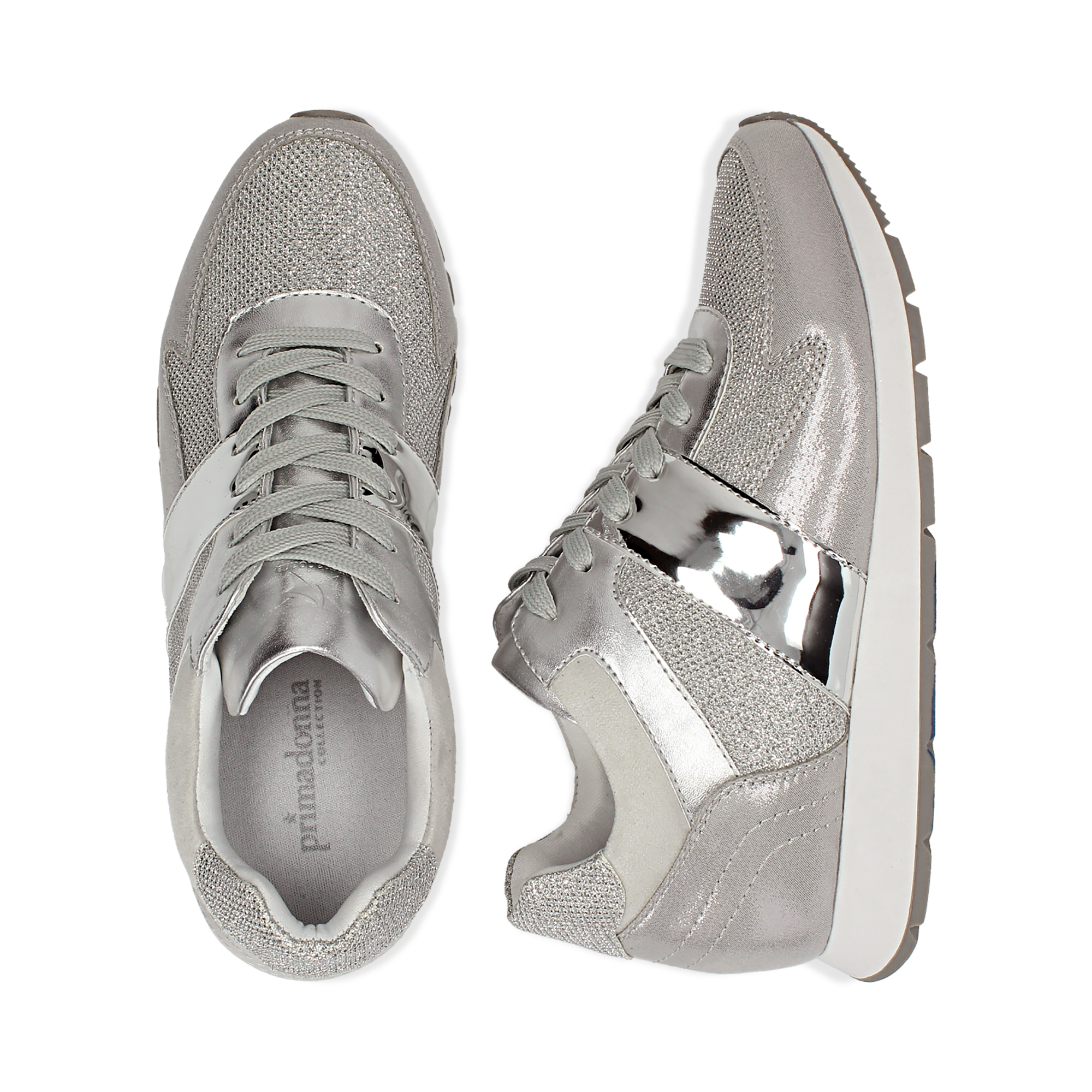 scarpe primadonna argento