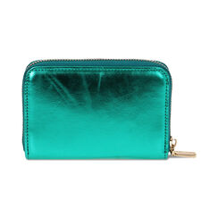 Portafogli verde laminato, Primadonna, 215122516LMVERDUNI, 003 preview