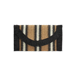 Pochette da mare in paglia nera, Primadonna, 25J904698PGNEROUNI, 001 preview