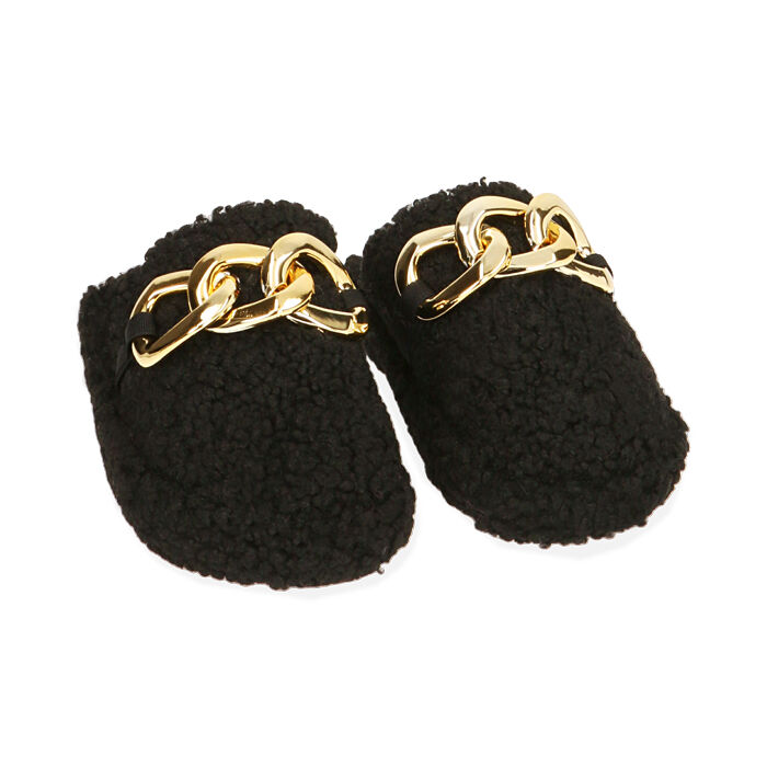 Pantofole donna nere hotsell