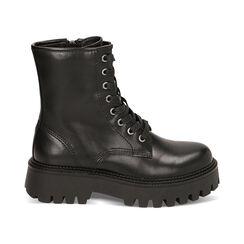 CALZATURA ANFIBIO SINTETICO NERO, Primadonna, 227528964EPNERO037, 001 preview