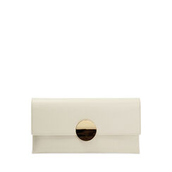 Pochette panna con tracolla removibile, Borse, 275130211EPPANNUNI, 001a