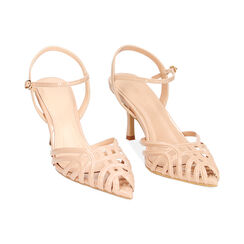 Décolleté slingback nude, tacco 5 cm, Primadonna, 232106701VENUDE035, 002 preview