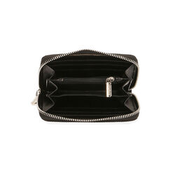 Portafogli nero in raso, New Collection, 215122516RSNEROUNI, 003 preview