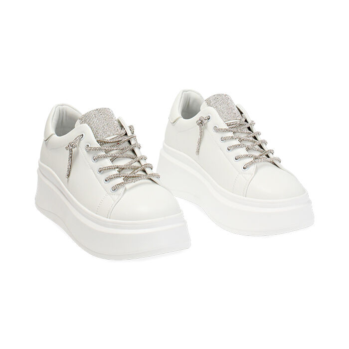 Sneakers donna bianco argento I Primadonna Collection