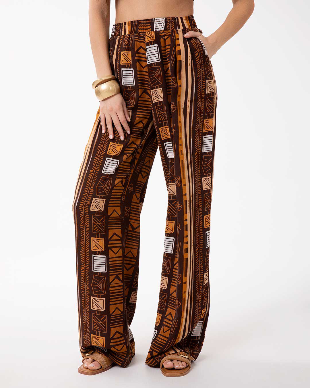 Pantaloni moro-beige eleganti