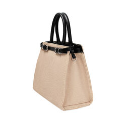 Borsa a mano donna beige-nera, Primadonna, 25D585661EPBENEUNI, 003 preview