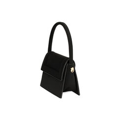 Mini bolso de mujer negro en tejido, Primadonna, 255130057LYNEROUNI, 003 preview