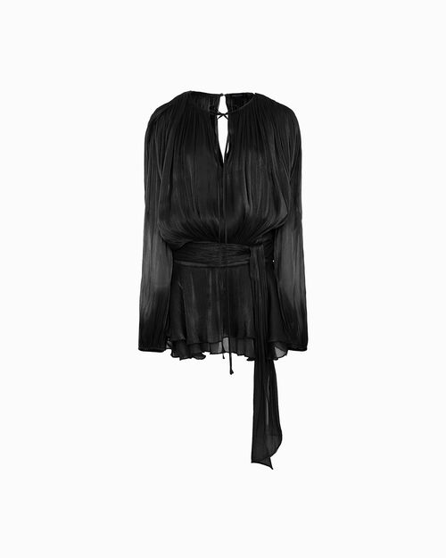 Vestito nero con eleganza senza tempo, BLACK