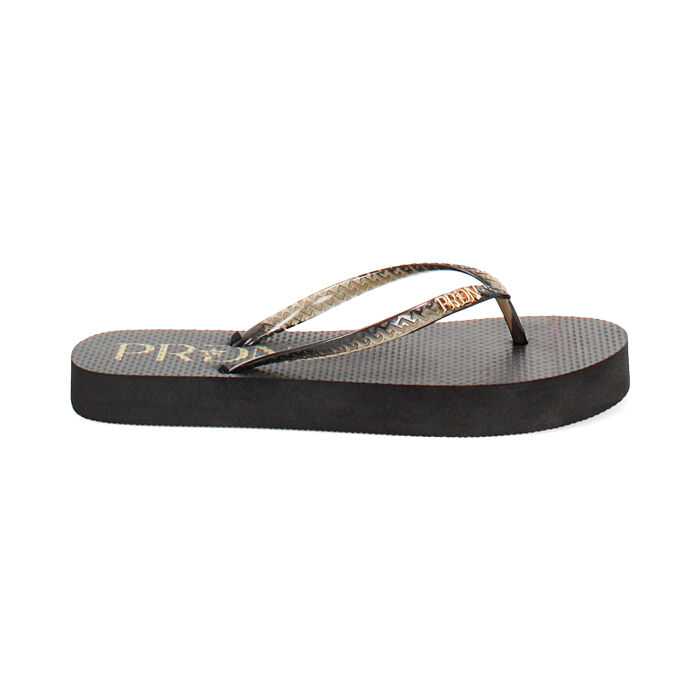 Sandali donna mare neri in pvc Primadonna Collection