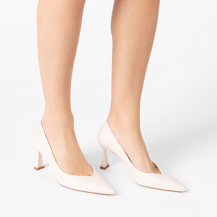 Décolleté donna panna, tacco 8 cm | Primadonna Collection
