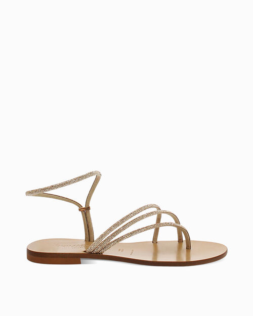 BOTAS DE LLUVIA FLAT MICROFIBRA PIEDRAS, GOLD