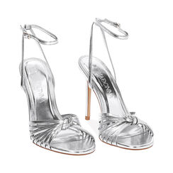 Sandale femme à talon fin argenté, Primadonna, 252140316LMARGE035, 003 preview